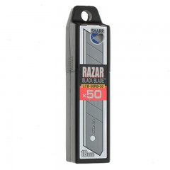 DEKORPENGE TÖRHETŐ 18mm 50DB/CSOMAG,RAZAR BLACK TAJIMA LCB50RB DEKORKÉSEK, -PENGÉK, HÁZTARTÁS