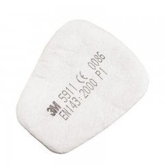 GÁZMASZKHOZ SZŰRŐBETÉT RÉSZECSKE-ELŐSZŰRŰ COVERGUARD 3M 5911 LÉGZÉSVÉDŐK