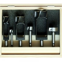 GÖRCSKIFÚRÓ DUGÓFÚRÓ + FOSTNER D15-35 3+3DB KÉSZLET FÁHOZ MASSIVE TOOLS FAFÚRÓK