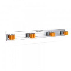 SZERSZÁMTARTÓ FALI 4 SLOT-OS UNIVERZÁLIS KERTI 48*5.5*4.5cm HANDY 57148B MŰHELYFELSZERELÉS