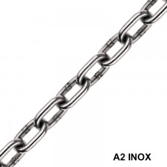 FOLYÓLÁNC D10.0 RÖVIDSZEMŰ DIN 766 INOX 28*36 IMPORT LÁNC